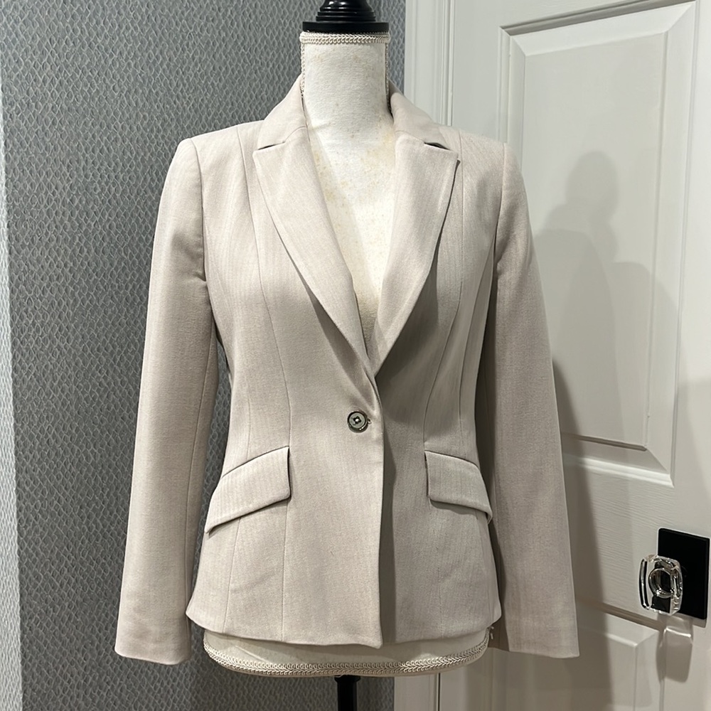 White Black Blazer